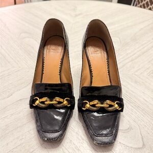 Tory Burch Jessa Block Heel Pumps 7.5